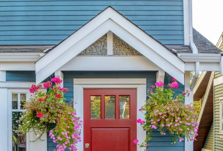 A nice entrance of a house in Vancouver, Canada
