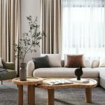 Modern living room interior – 3d render